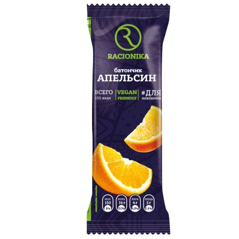 Рационика батончик Диет апельсин постный 50г