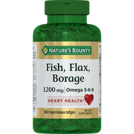 Нэйчес Баунти Омега 3-6-9 капсулы №60