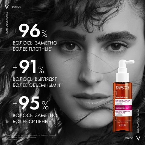 Виши Деркос Денси-Солюшнс Сыворотка для роста, объема и густоты волос со стемоксидином 100мл №3