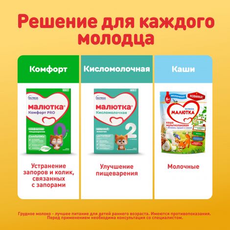 Малютка смесь молочная Малюткa 2 1200г №5
