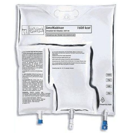 СМОФКабивен центральный эмульсия для инфузий 1477мл №4