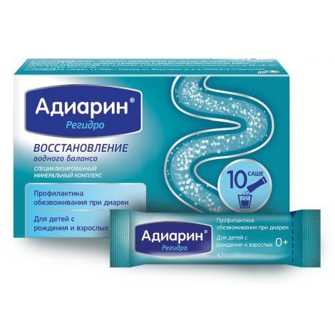 Адиарин Регидро пор.д/приг.регидрационного р-ра саше 4,3г №10