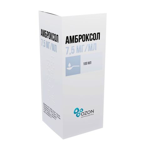 Амброксол р-р для вн. прим. и ингал. 7,5мг/мл 100мл №3