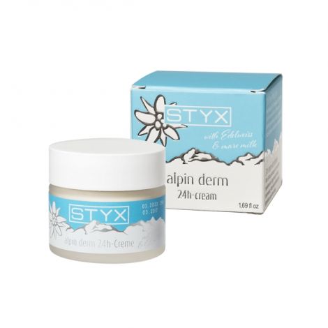 Стикс Алпиндерм Эдельвейс био-крем для лица Уход 24ч. 50мл