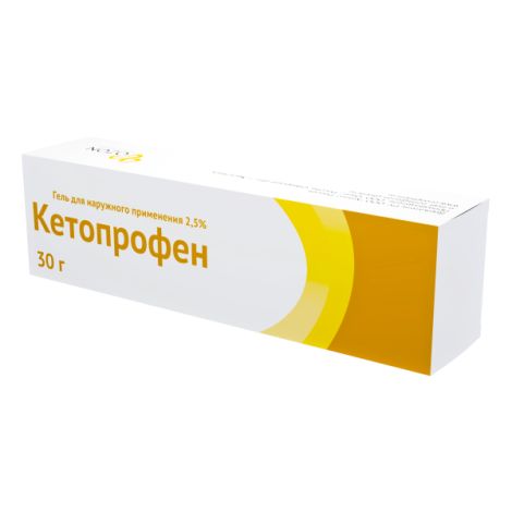 Кетопрофен гель 2,5% 30г №4