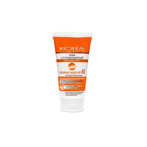 Кора крем д/лица/тела солнцезащитный усиленная защита SPF60 150мл 45925