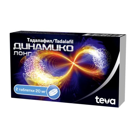 Динамико Лонг таблетки покрытые пленочной оболочкой 20мг №2 №2