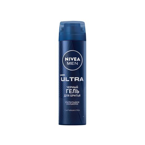 Нивея фо Мен черный гель для бритья Ультра 200мл 81789