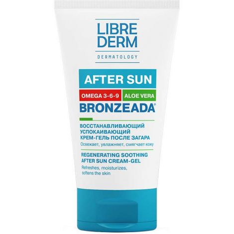 Либридерм Бронзиада крем-гель восстанавл. успокаив. после загара Омега 3-6-9/Алоэ Вера 150мл