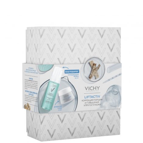 Виши Лифтактив Супрем набор крем для нормальной кожи 50мл+ пенка очищающая 150мл