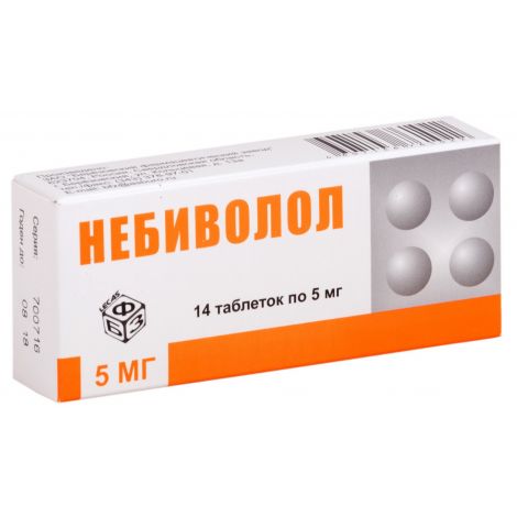 Небиволол таблетки 5мг № 14