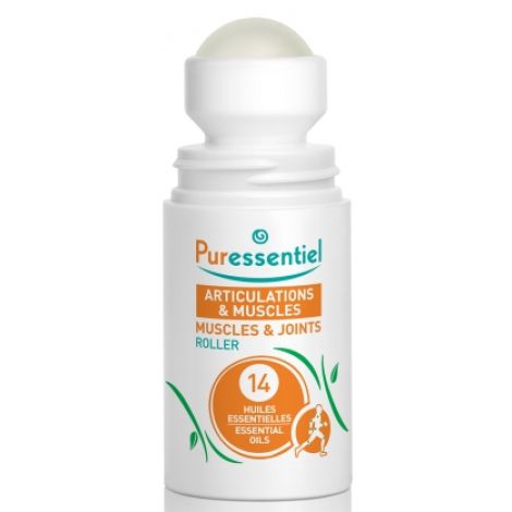 Puressentiel Muscles & Joints Массажный шариковый роллер расслабляющий/успокаивающий 14 эфирных масел 75мл