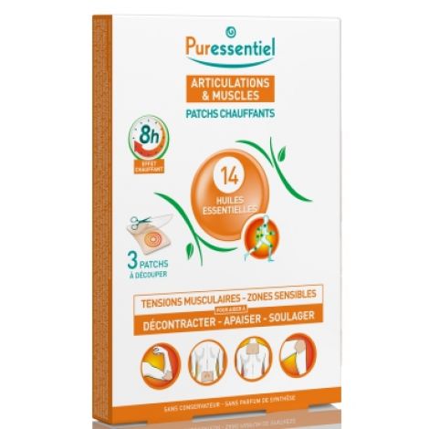 Puressentiel Muscles & Joints Разогревающие патчи 14 эфирных масел №3 №2