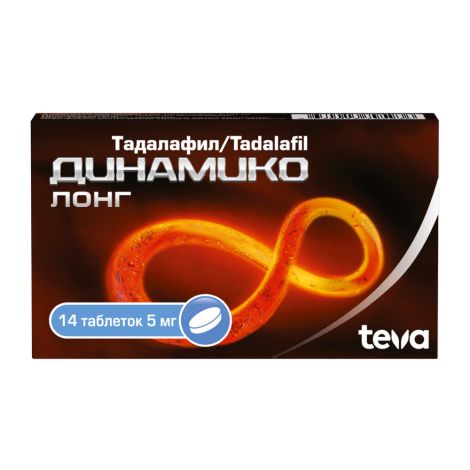 Динамико Лонг таблетки покрытые пленочной оболочкой 5мг №14