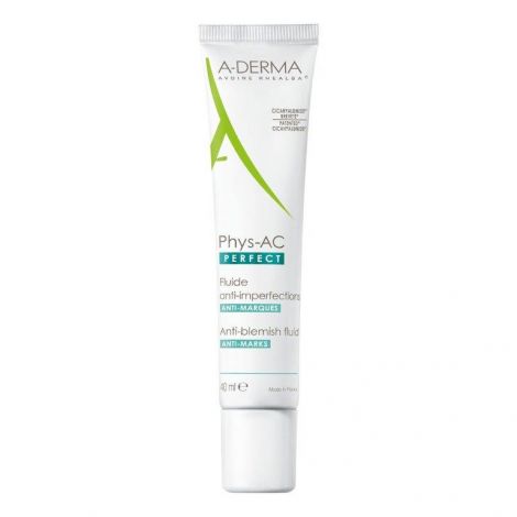 А-Дерма Физ-Ак Перфект флюид п/дефектов кожи склонной к акне 40мл