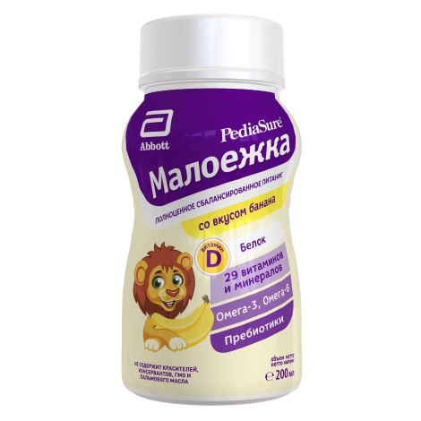 ПедиаШур малоежка банан 200мл