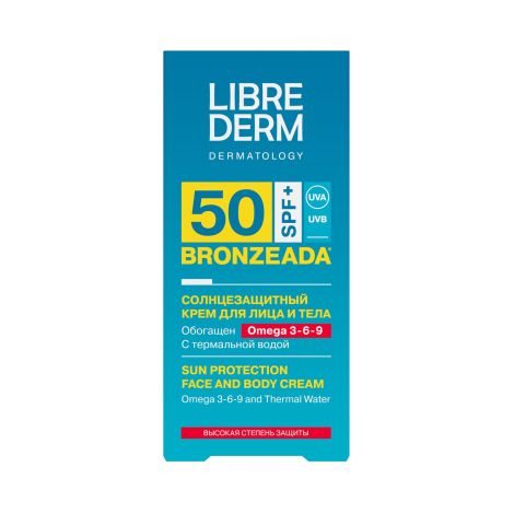 Либридерм Бронзиада Солнцезащитный крем SPF50 с Омега 3-6-9 и термальной водой 150 мл №3