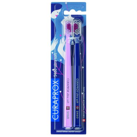 Курапрокс набор зубная щеткаеток ультрасофт Дуо Лав 0,10мм №2 CS5460/2