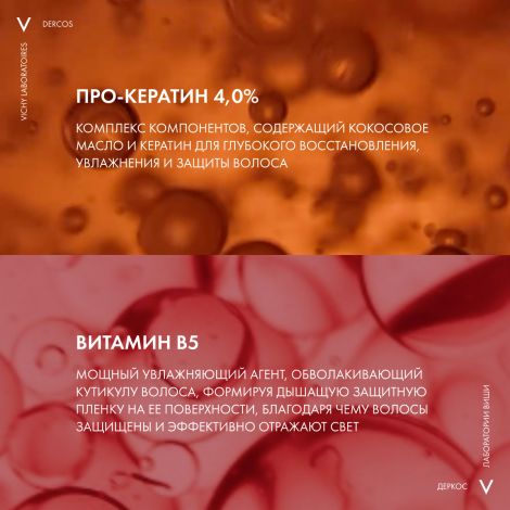 Виши Деркос Кера солюшн экспресс маска реконструирующая поверхность волоса 200мл №6