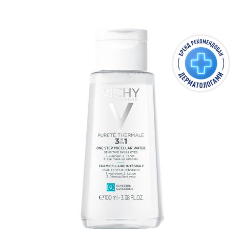 Виши Пюрте Термаль мицеллярная вода с минералами для чувствительной кожи 100мл 