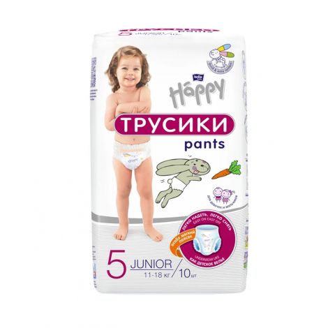 Белла подгузники-трусики Хеппи юниор 11-18кг №10