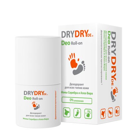 Драй Драй ДЕ Део дезодорант-ролик для всех типов кожи с ионами серебра и алоэ вера 50мл №2
