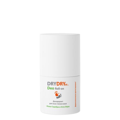 Драй Драй ДЕ Део дезодорант-ролик для всех типов кожи с ионами серебра и алоэ вера 50мл