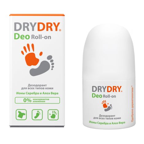 Драй Драй ДЕ Део дезодорант-ролик для всех типов кожи с ионами серебра и алоэ вера 50мл №5
