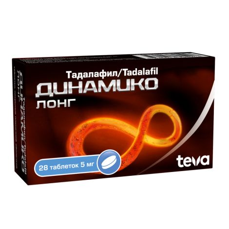Динамико Лонг таблетки покрытые пленочной оболочкой 5мг №28 №3