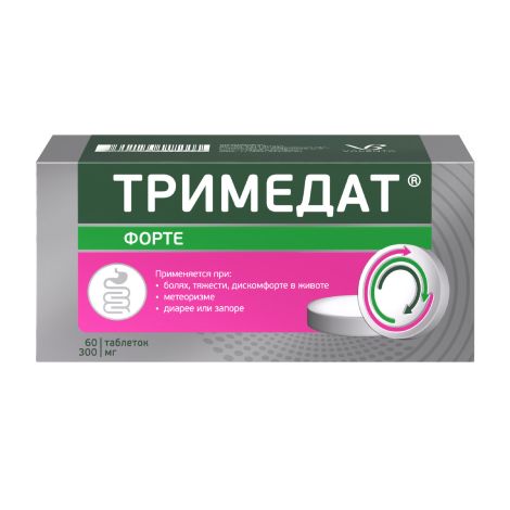 Тримедат форте таб.п/о плен. пролонг. 300мг №60