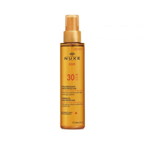 Нюкс масло для лица/тела солнцезащитное для загара SPF30 150мл EX02026