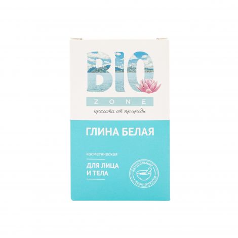 Биозон глина косметическая д/лица и тела белая 100г