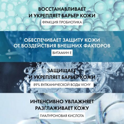 Виши Минерал 89 Пробиотик Укрепляющая и восстанавливающая сыворотка-концентрат для лица с гиалуроновой кислотой 30мл №4