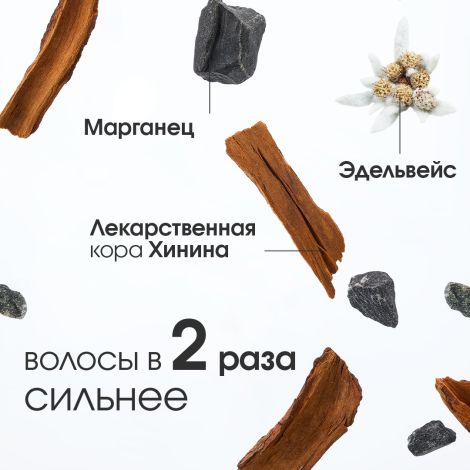 Клоран шампунь с экстрактом Хинина и органическим экстрактом Эдельвейса 200мл №6