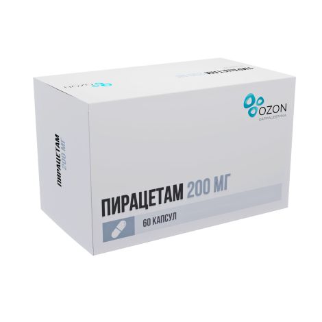 Пирацетам капс. 200мг №60