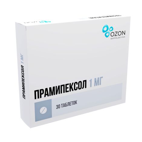 Прамипексол таб. 1мг №30 №3