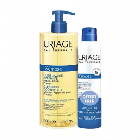 Урьяж Ксемоз набор масло очищающее 500мл+дымка-спрей 200мл