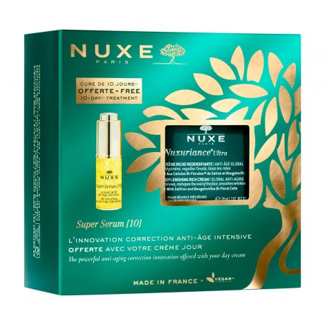 Нюкс Нюксурьянс набор Питат. восст. антивозр. крем для лица Нюксурьянс Голд+антивозр. Супер Сыворотка 10 5мл