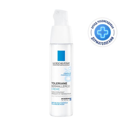 Ля Рош-Позе Толеран Дермаллерго Интенсивный успокаивающий крем для чувствительной, сухой и склонной к аллергии кожи лица 20мл