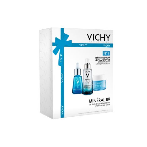 Виши Минерал 89 набор Пробиотик сыворотка-концентрат 30мл+Минерал 89 гель-сыворотка 10мл+Аквалия Термаль крем легк. дневн. 15мл №3