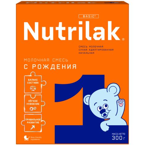 Нутрилак 1 смесь молочная 0-6 мес 300г
