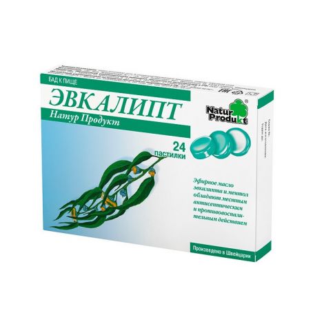 Натур Продукт Эвкалипт паст. 2,5г №24 БАД