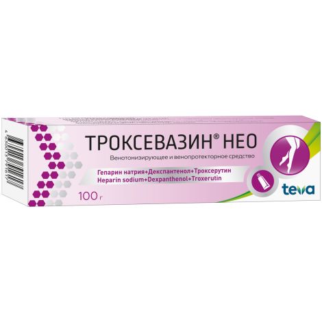 Троксевазин Нео гель для нар. прим. 100г №2