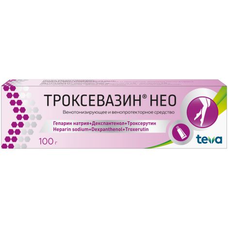 Троксевазин Нео гель для нар. прим. 100г №3