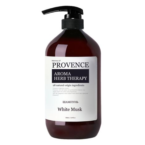Memory of PROVENCE White Musk шампунь для всех типов волоc для поддержания естественного уровня рН кожи головы 500мл
