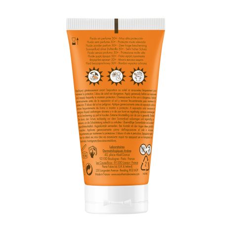 Авен Солнцезащитный флюид SPF50+ без отдушек 50мл №3