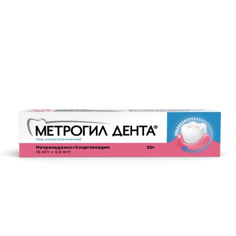 Метрогил Дента гель для десен 20г