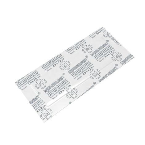 Мультипласт лейкопластырь бактерицид. 2,3х7,2 №1