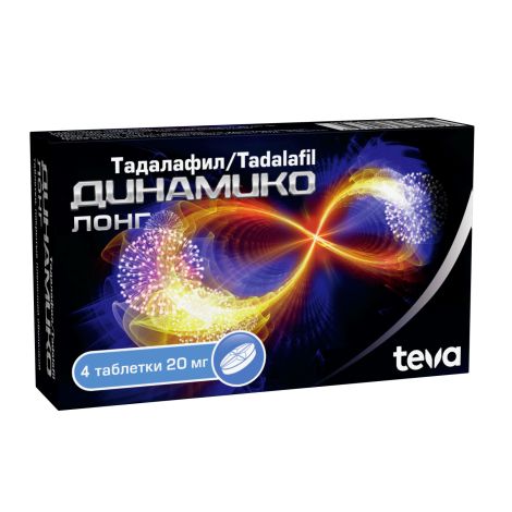 Динамико Лонг таб.п/о плен. 20мг №4 №2