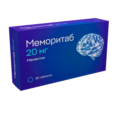 Меморитаб таблетки дисперг. 20мг № 30